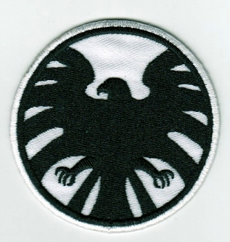 S.H.I.E.L.D. logo black white