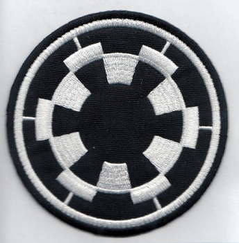 Star Wars Imperial Logo white/black