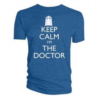 T-Shirt: "Keep calm I am the doctor"